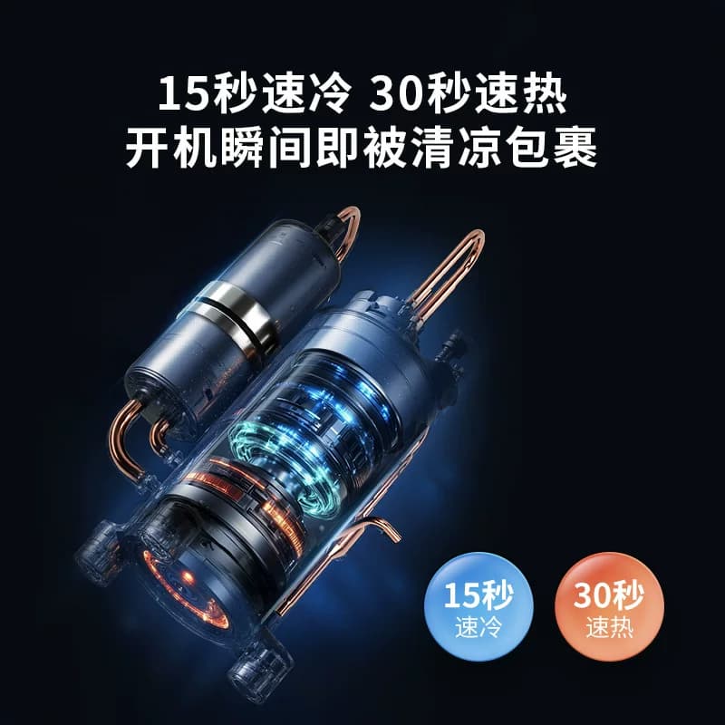 海尔出品小超人空调1.5匹一级能效官方家用变频卧室冷暖挂机35LCC - 缩略图3