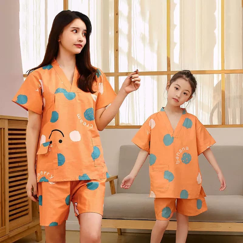 胸部双层汗蒸服女款100%纯棉情侣亲子套装桑拿服家居美容足疗浴服 - 缩略图2