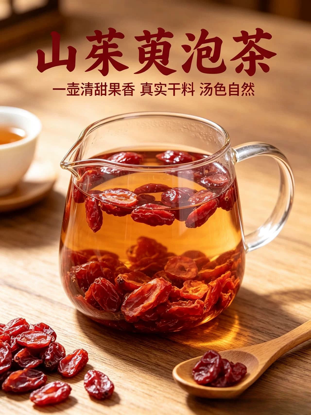 500G秦岭山萸肉 无核山茱萸干 自然晾晒 泡茶泡酒煲汤干货 - 缩略图5
