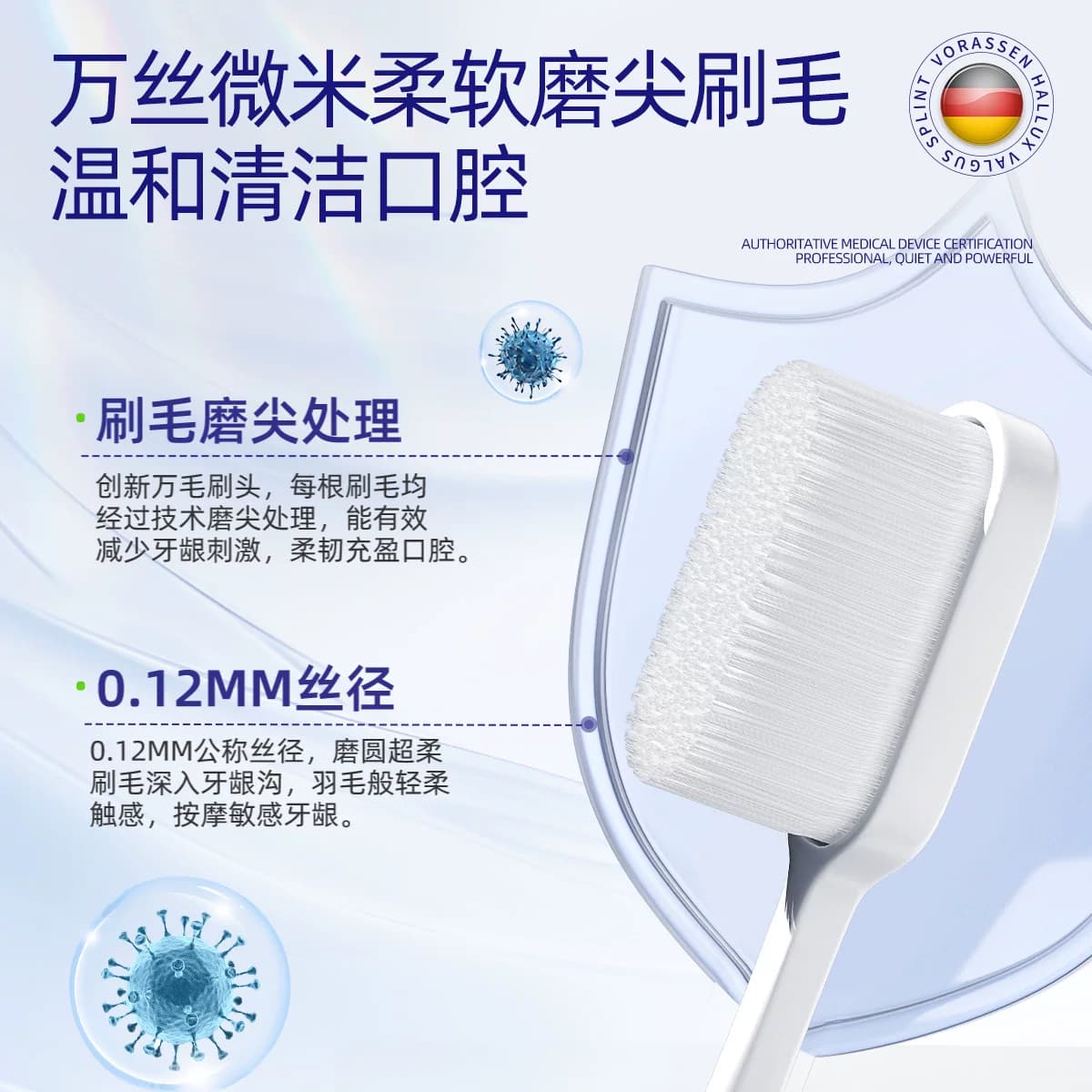 沃朗森牙龈修复萎缩脱敏膏固齿非专用牙出血周炎再生医用治牙膏 - 缩略图3
