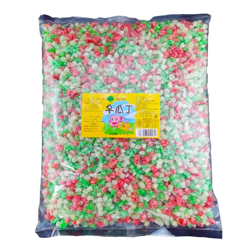 彩色冬瓜糖冰粉配料冰粉小料三色冬瓜丁冬瓜糖八宝饭月饼包子馅 - 缩略图5