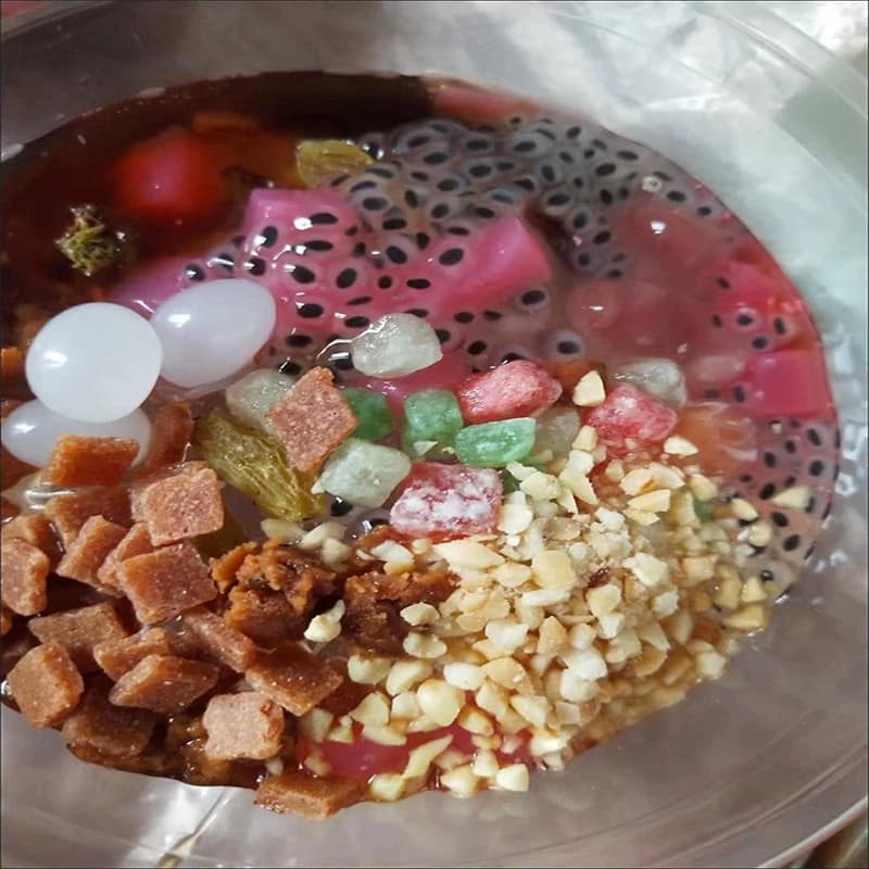 彩色冬瓜糖冰粉配料冰粉小料三色冬瓜丁冬瓜糖八宝饭月饼包子馅 - 缩略图2