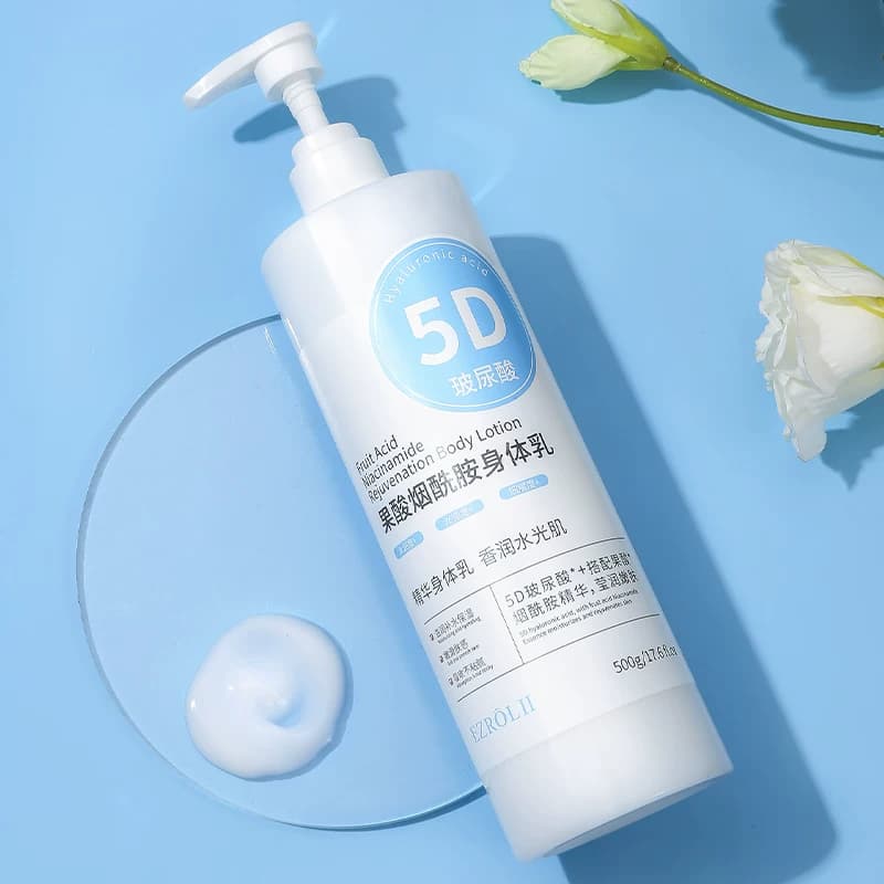 FL依姿露5D玻尿酸果酸烟酰胺身体乳500g保湿润肤 - 缩略图5