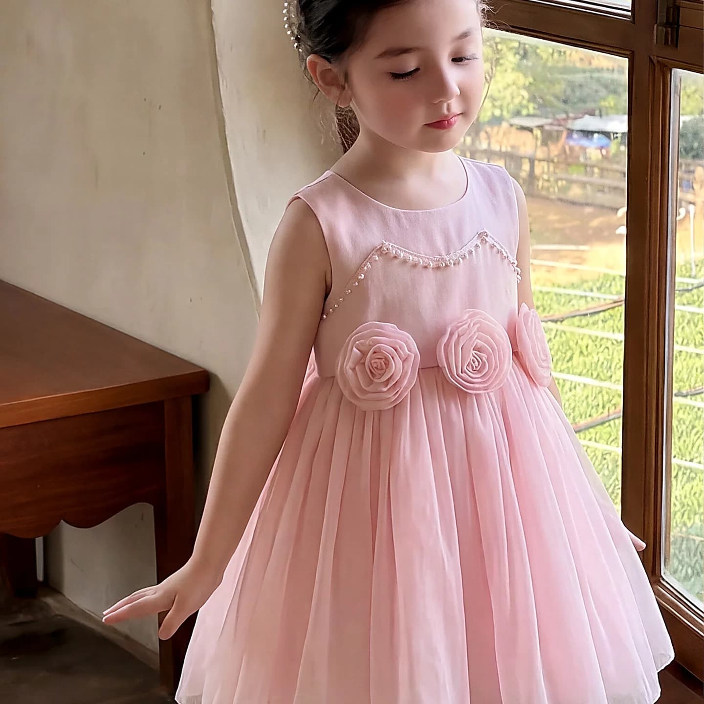 纱裙女童连衣裙夏季2026新款儿童礼服裙子夏装女宝宝公主裙背心裙 - 缩略图5