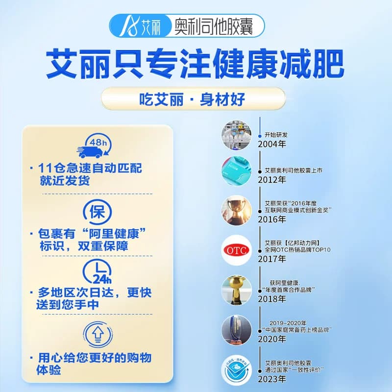 艾丽奥利司他胶囊减肥瘦身排油燃脂男女通用减肥药正品官方旗舰店 - 缩略图5