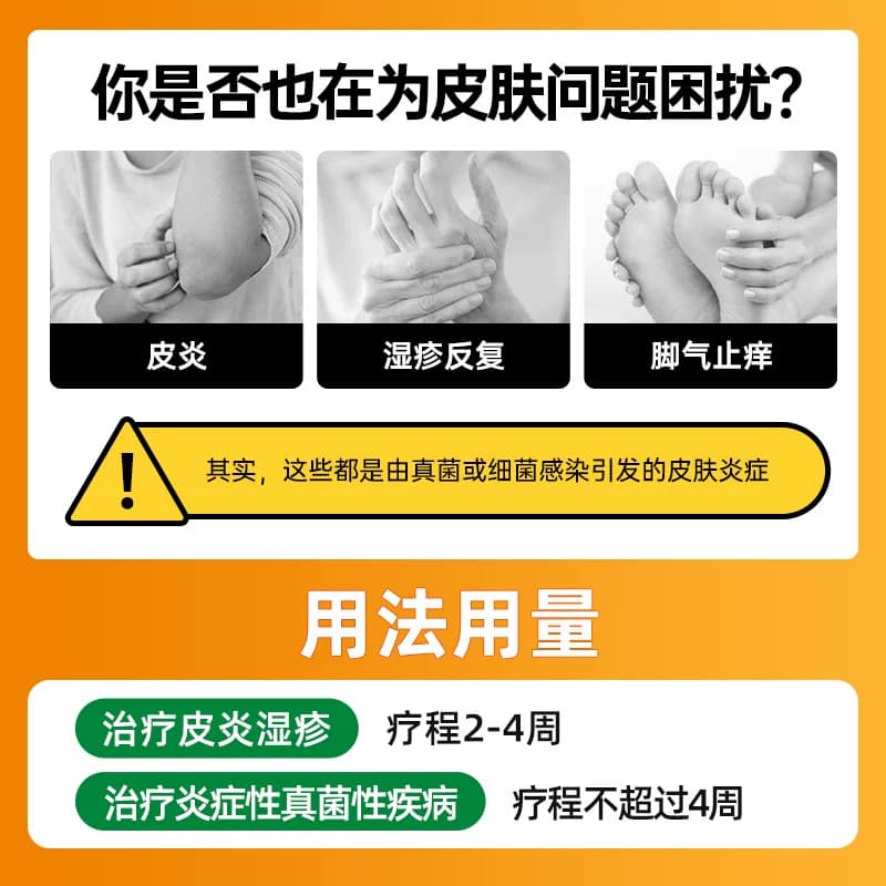 派瑞松曲安奈德益康唑乳膏止痒正品湿疹皮炎皮肤过敏真菌感染复方 - 缩略图4