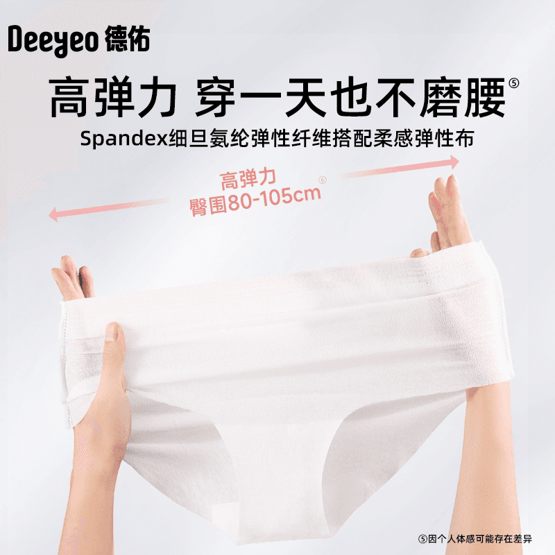 【顺手买】德佑一次性内裤女日抛裤独立包装月子产妇0触内裤女款 - 缩略图5
