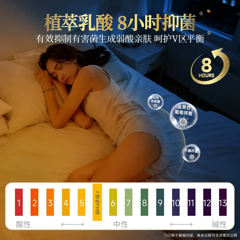 德佑安睡裤安心裤防漏蚕丝透气女经期量大码专用生理卫生巾夜6条 - 缩略图5
