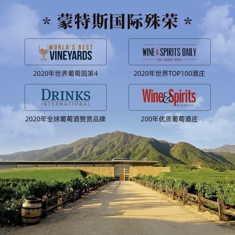 蒙特斯葡萄酒智利原瓶进口欧法西拉佳美娜赤霞珠礼盒官方旗舰店 - 缩略图5