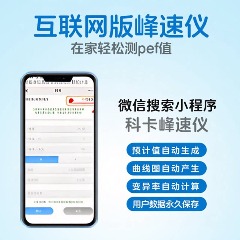 科卡峰速仪呼气峰流速仪肺活量哮喘嘴吹呼气肺功能监测成人儿童 - 缩略图2