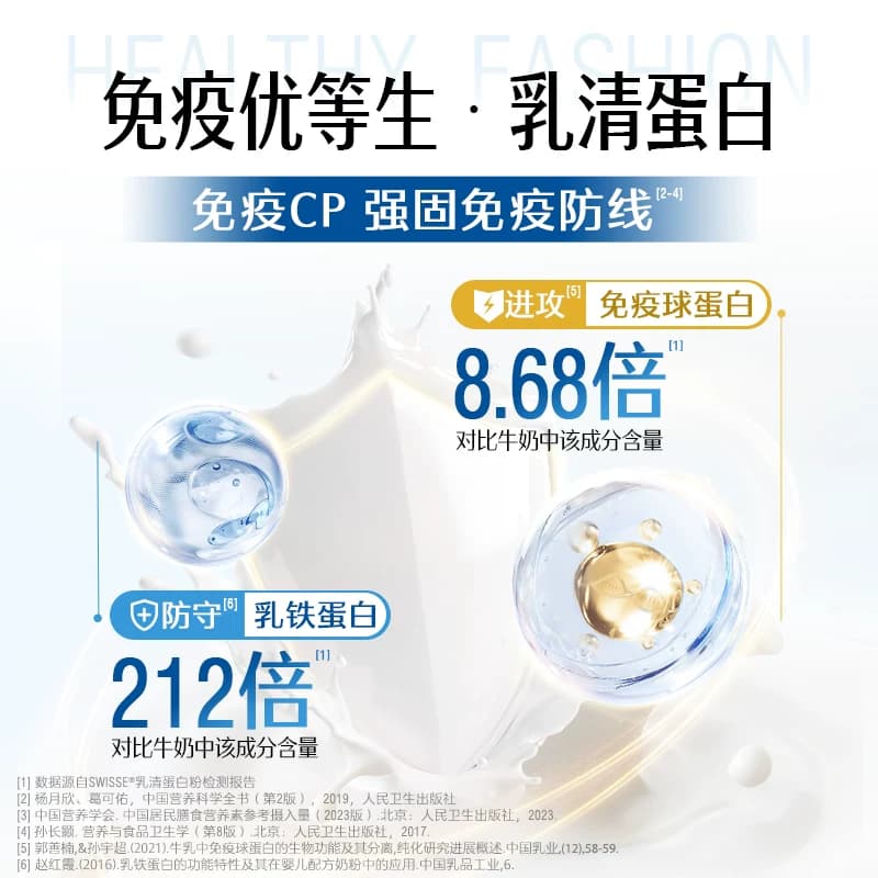 Swisse斯维诗乳清蛋白质粉增强免疫力中老年奶粉营养品官方旗舰店 - 缩略图2