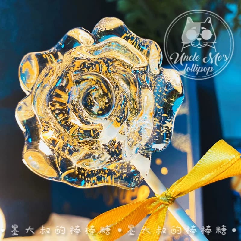 立体玫瑰花墨大叔伴手礼超大棒棒糖糖果手工儿童礼物食品进口原料 - 缩略图4