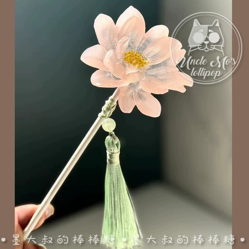夏日荷花创意网红彩虹棒棒糖儿童糖果送礼物墨大叔 - 缩略图4