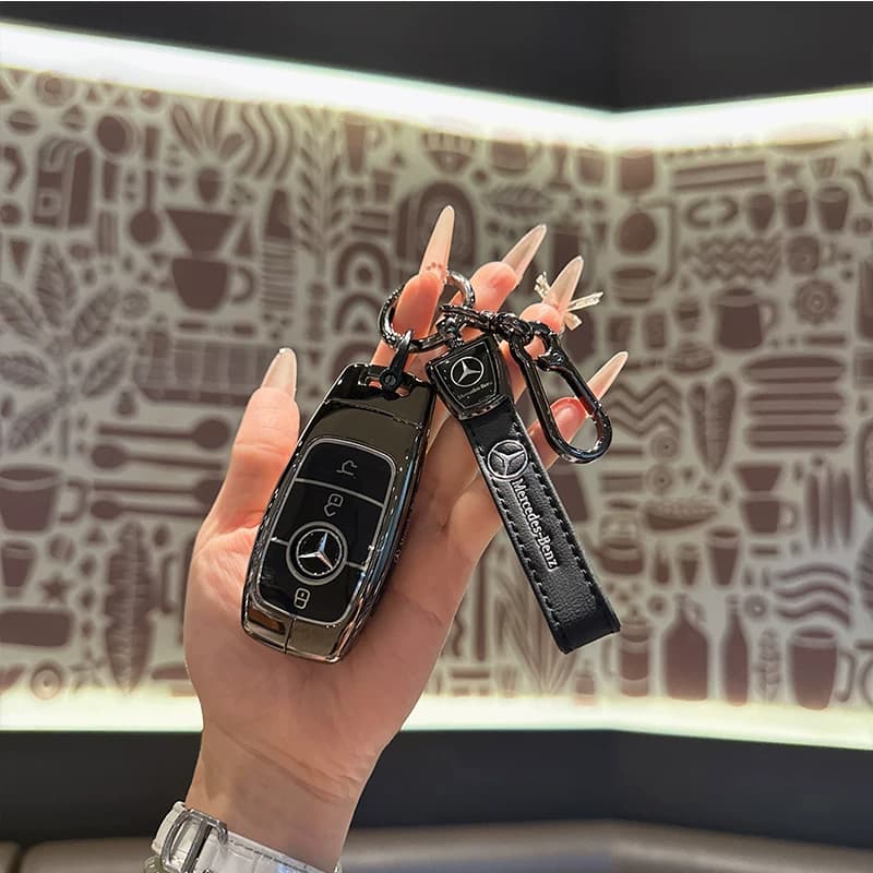 适用奔驰钥匙套新e级c级e300包c260l壳a200l汽车glb/glc/gle350 - 缩略图3