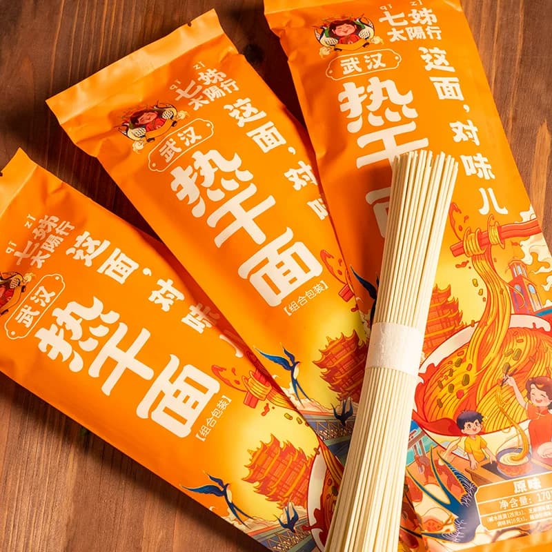 【主播推荐】七姊武汉热干面碱面湖北特产挂面170g*6速食包邮 - 缩略图4