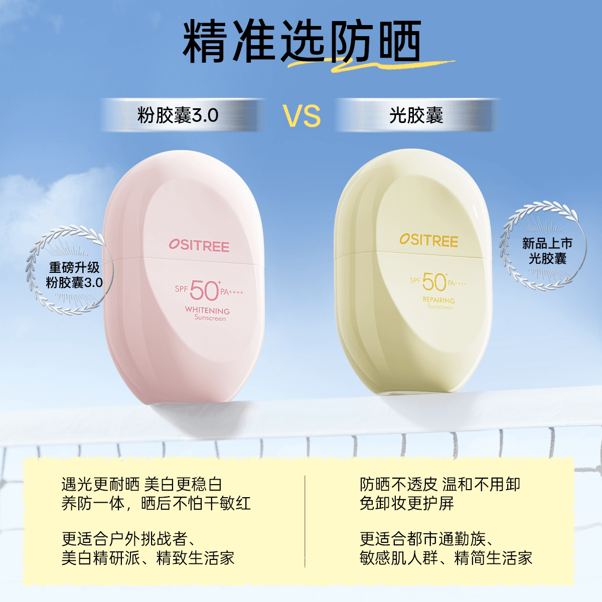 【国庆出游】蔡徐坤同款柳丝木防晒霜美白高倍户外稳白温和防晒乳 - 缩略图3