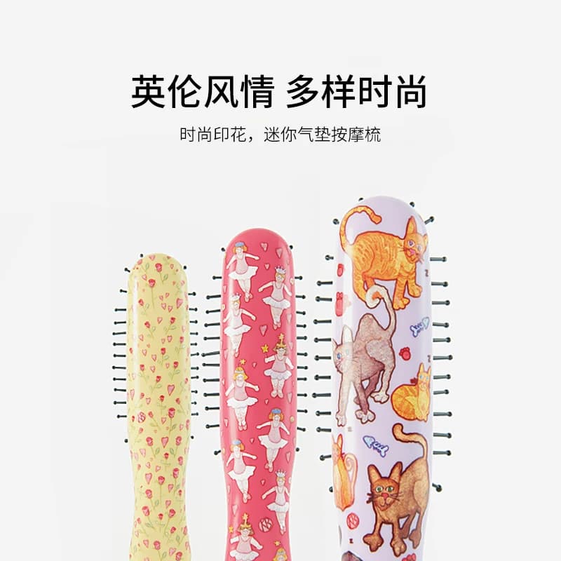 英国Kent肯特梳子女家用蓬松头发气垫梳按摩梳发梳气囊梳便携梳子 - 缩略图4