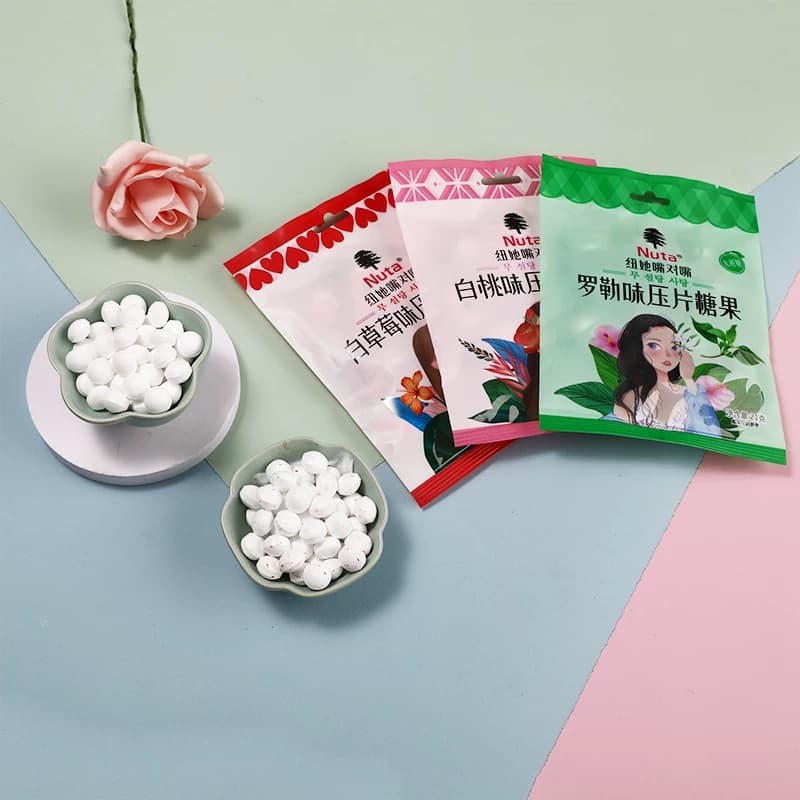 Nuta无蔗糖薄荷糖袋装清凉网红清新口气休闲糖清爽含片糖果 - 缩略图2