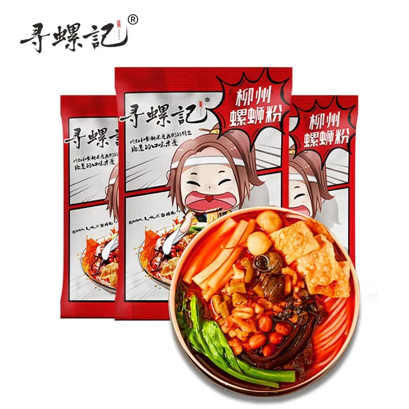寻螺记正宗柳州螺蛳粉320g/袋广西特产酸辣粉夜宵小吃米粉米线 - 缩略图5