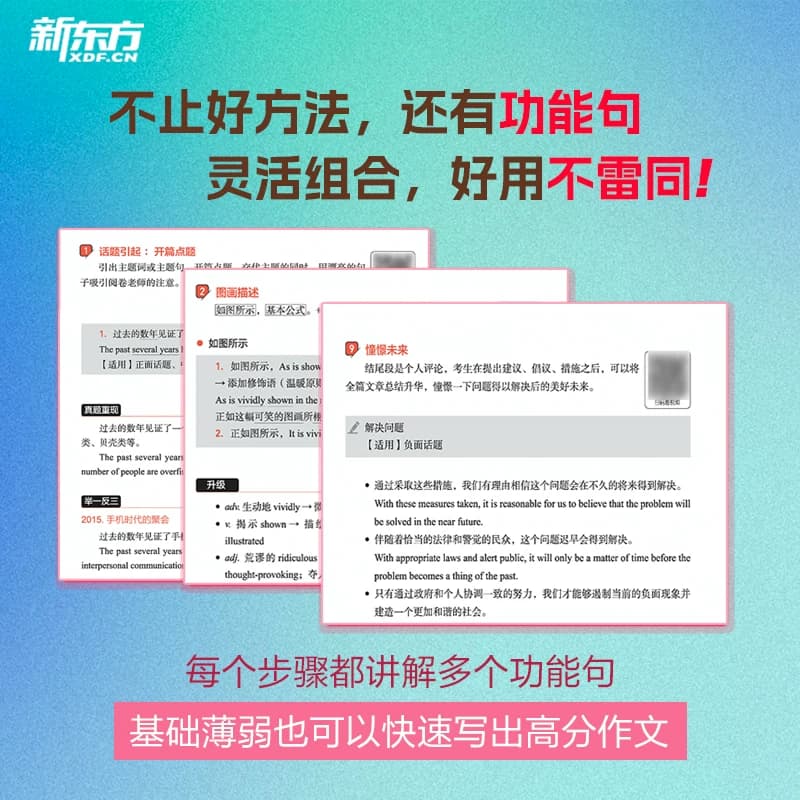 官方现货】新东方2027九步搞定考研英语高分作文27潘赟写作九宫格专项练习+热点话题写作英语一英语二满分作文历年真题范文9步2026 - 缩略图5