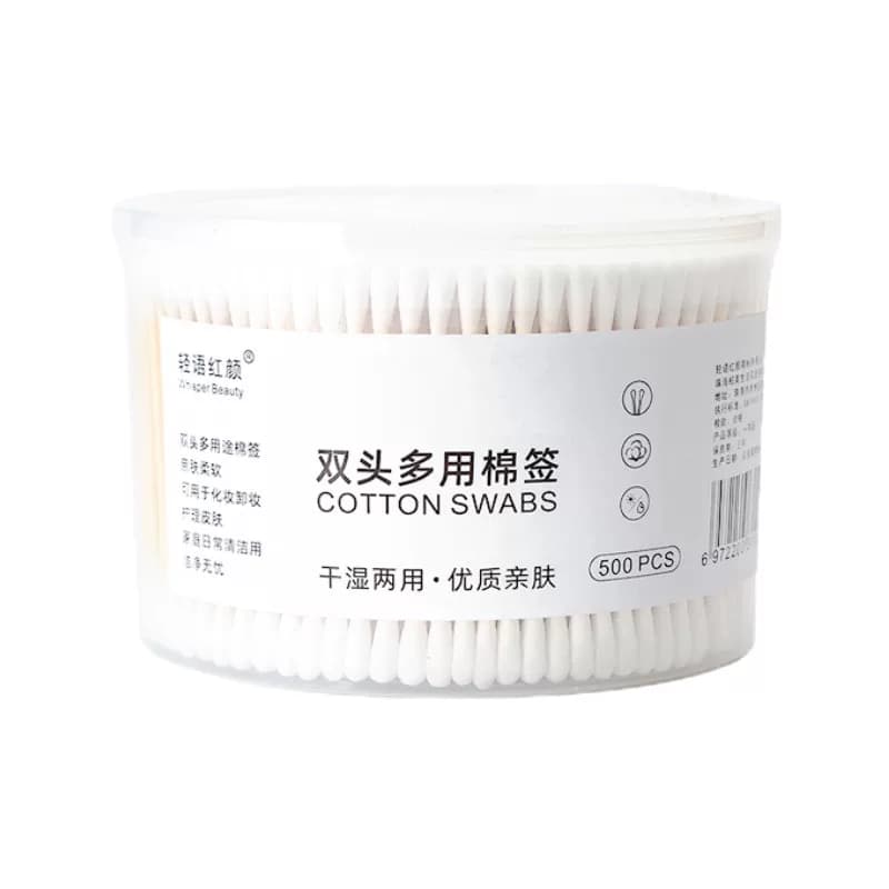 棉签掏挖耳朵勺一次性圆棉棒尖头棒化妆用棉花棒脸部便携清洁旅行 - 缩略图5