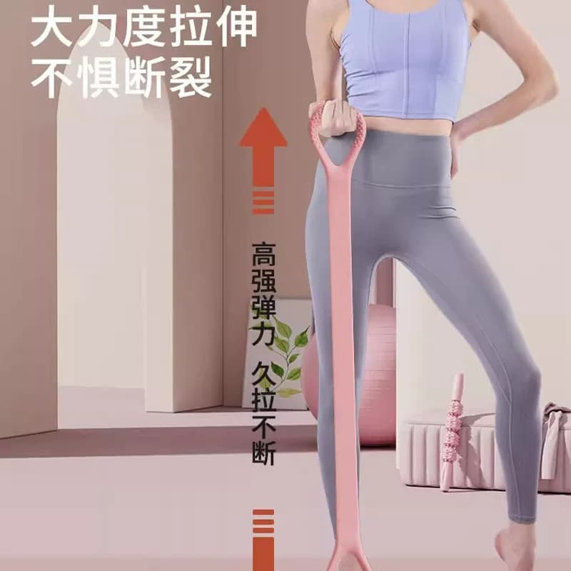 8字拉力器女开背练肩瘦背神器家用瑜伽拉伸带背部硅胶弹力绳 - 缩略图4