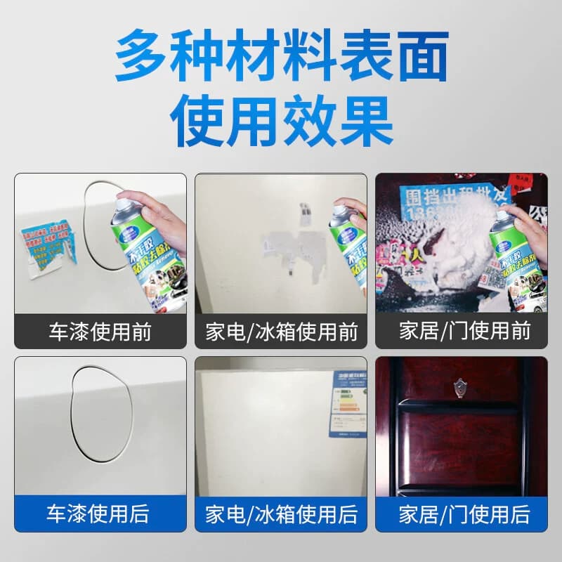 强力去除剂除胶剂汽车家用清洗剂不伤漆去胶玻璃不干胶溶解漆面 - 缩略图3