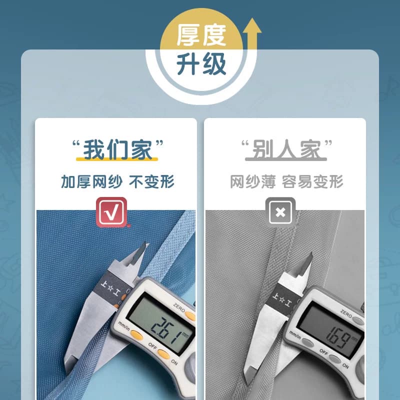 学科文件袋小学生科目分类拉链式大容量用书本分科书袋试卷收纳袋学生装袋子作业A4透明网纱手提资料书包双层 - 缩略图4