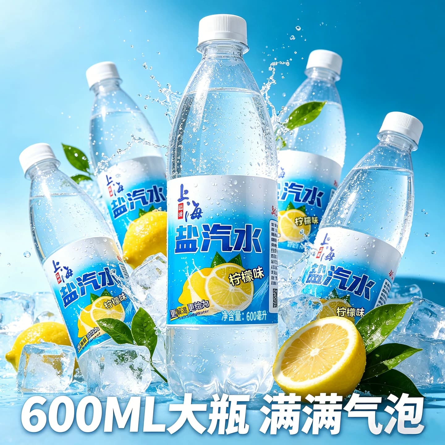 老上海盐汽水柠檬味24瓶整箱特价夏季补水无糖运动碳酸饮料解暑 - 缩略图4