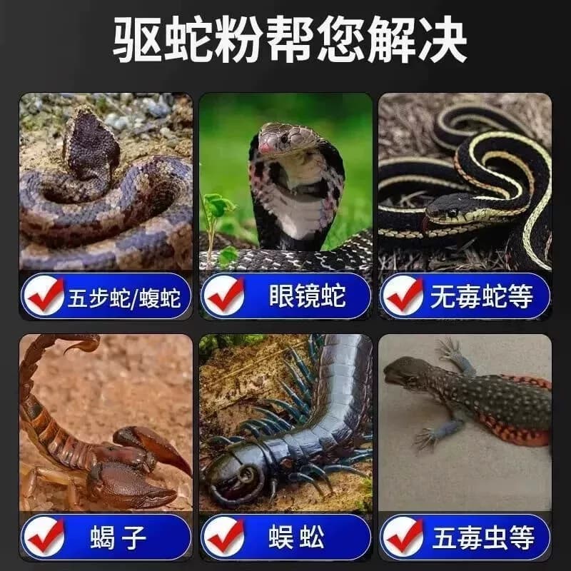 雄黄驱蛇粉强力防蛇长效防雨户外露营家用庭院流磺防毒蛇蜈蚣防霉 - 缩略图4
