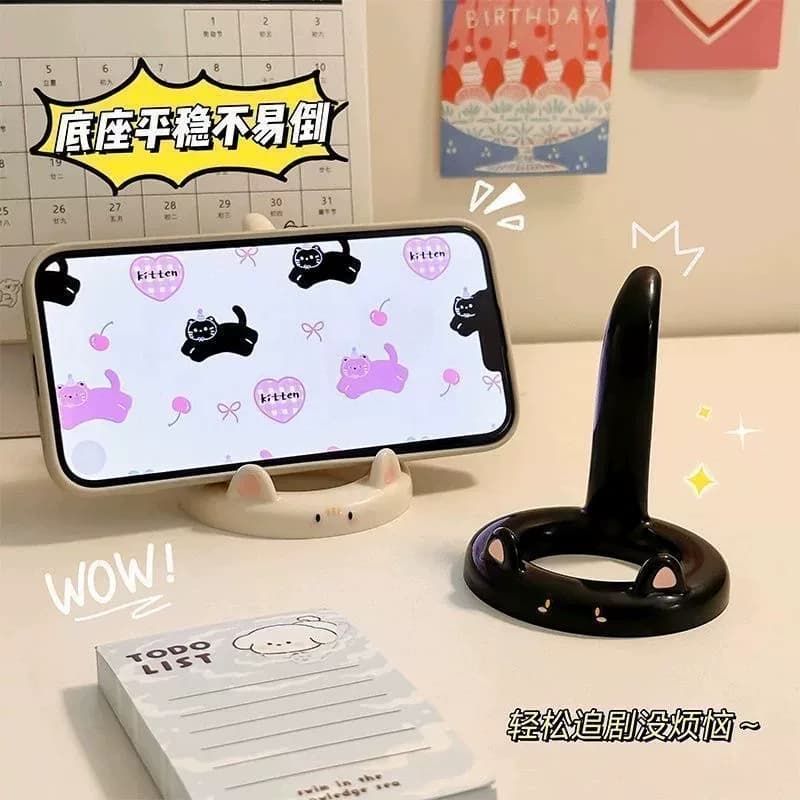1个随机色萌趣小猫支架 - 缩略图4