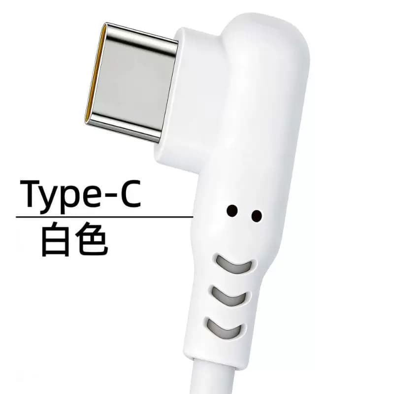 【一根1.5米】6A超级快充type-c充电线 手游弯头线 适用华为安卓手机type-c弯头数据线 - 缩略图4