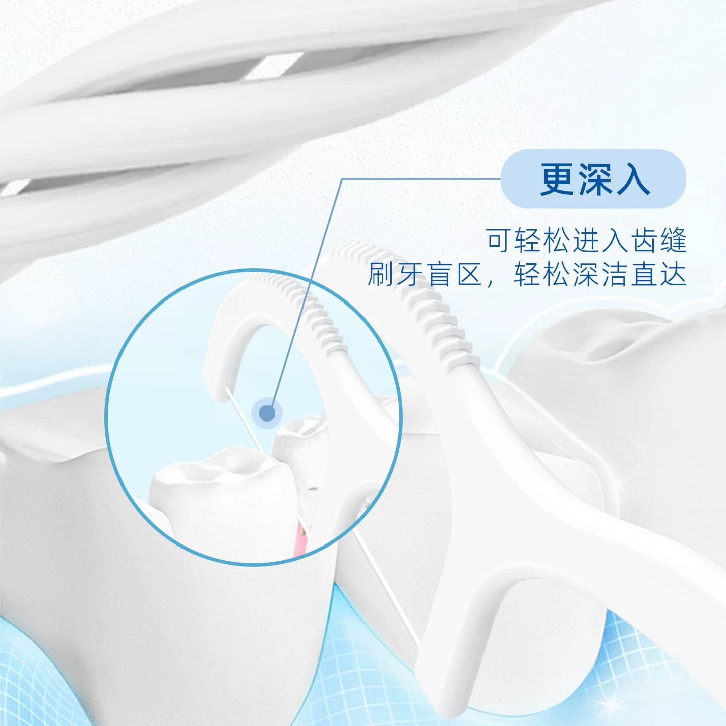 便携剔牙线牙线棒独立包装超细家庭装一次性剔牙家用无菌牙缝盒装 - 缩略图5