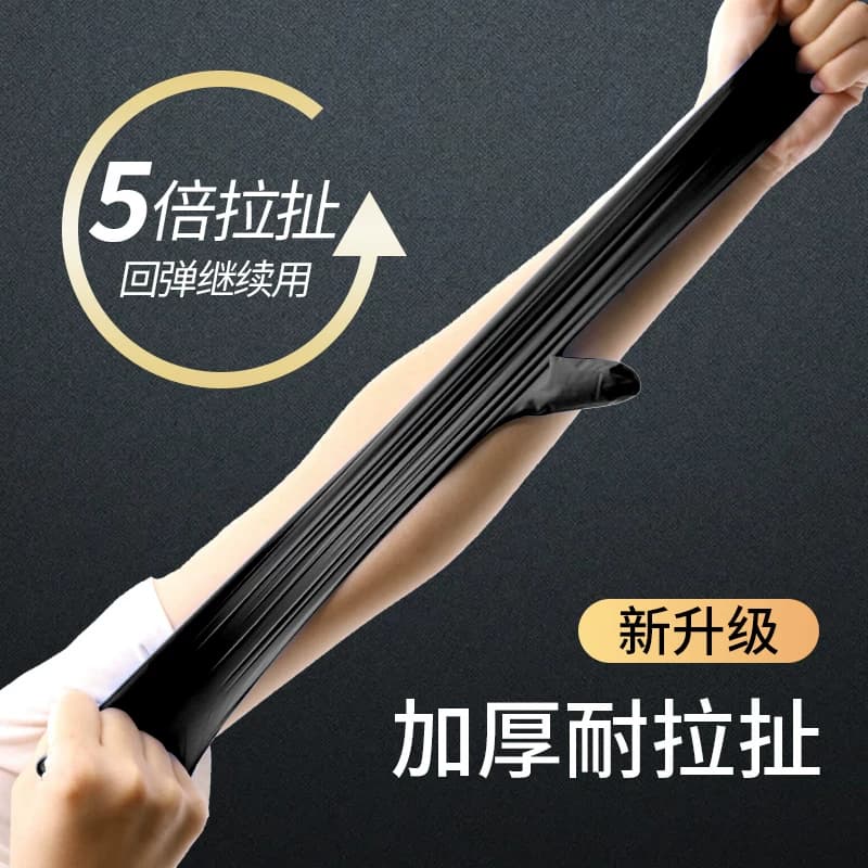丁腈一次性手套耐磨洗碗劳保食品级手指厨房薄款干活耐用洗车防水 - 缩略图2