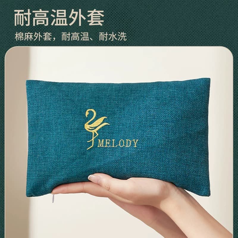 微波炉加热粗盐盐袋热敷包海盐理疗袋艾灸家用大粒盐包暖肚子腰部 - 缩略图4