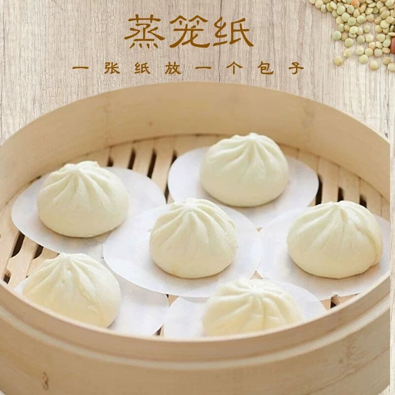 蒸笼纸包子馒头垫纸100张 - 缩略图2