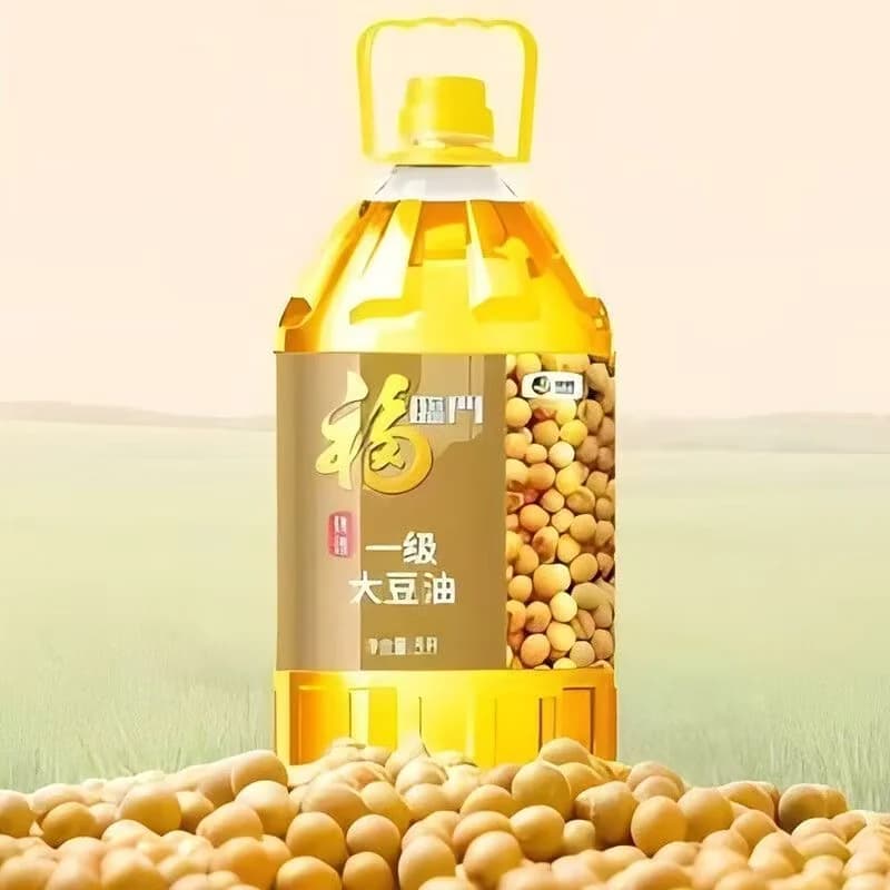 食用油福临门优选一级大豆油5L/瓶炒菜家用中粮出品烹饪转基因 - 缩略图2
