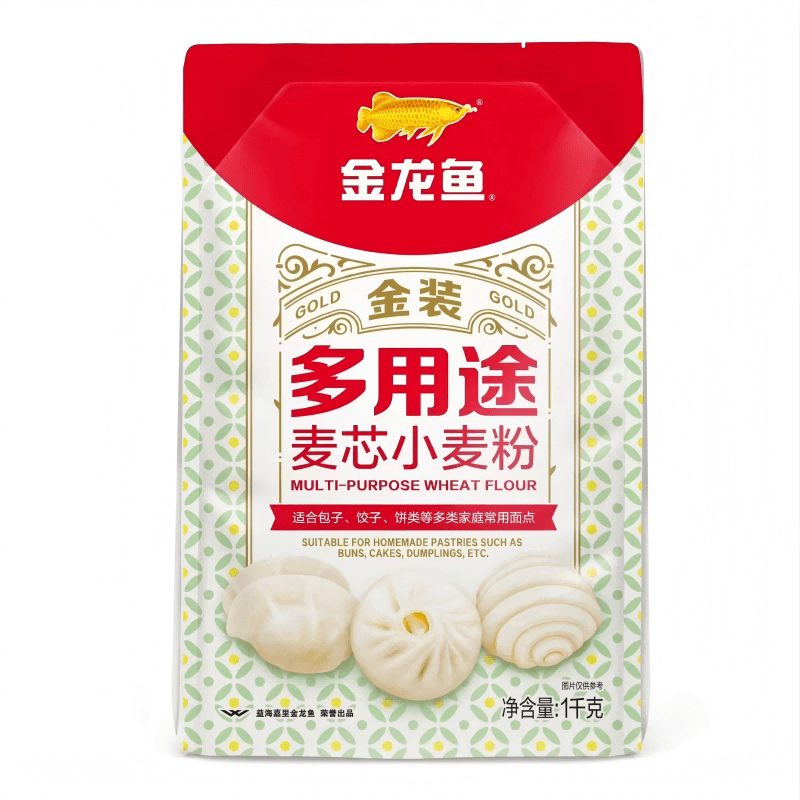 【芭芭农场兑换专享】金龙鱼金装多用途面粉1kg麦芯小麦粉面粉 - 缩略图5