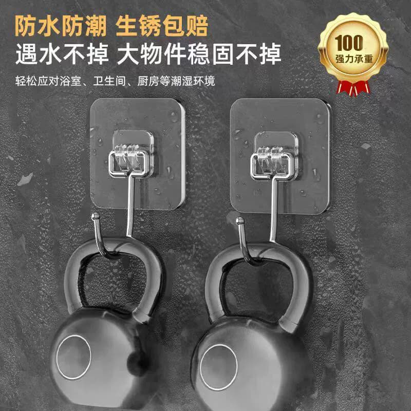 【8个装】透明大挂钩强力粘胶 - 缩略图3