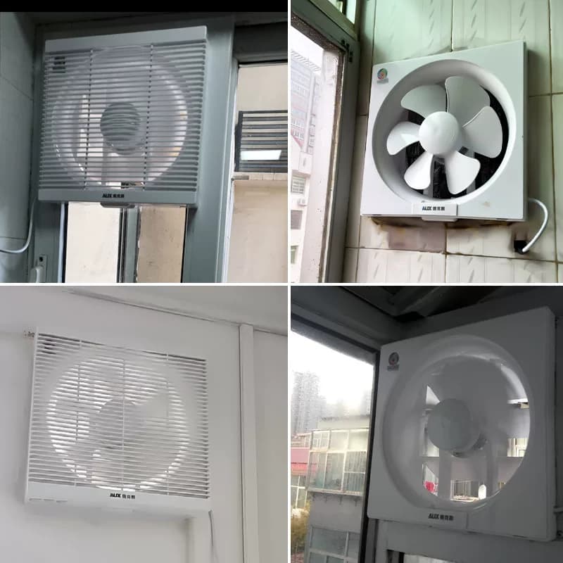 奥克斯换气扇家用排风扇厨房抽风机厕所窗式油烟强力卫生间排气扇 - 缩略图4