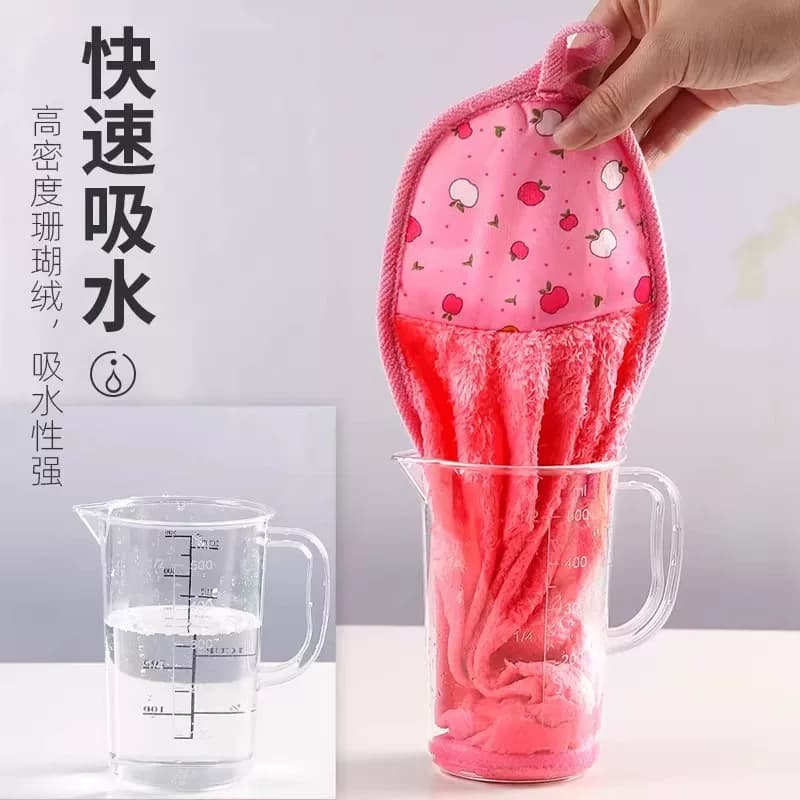 1个加厚超吸水珊瑚绒厨房擦手巾 - 缩略图4