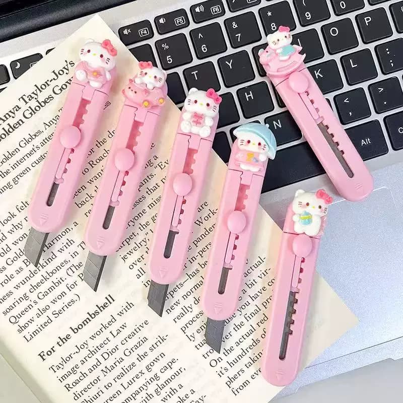 可爱粉色小猫美工刀1把 - 缩略图2