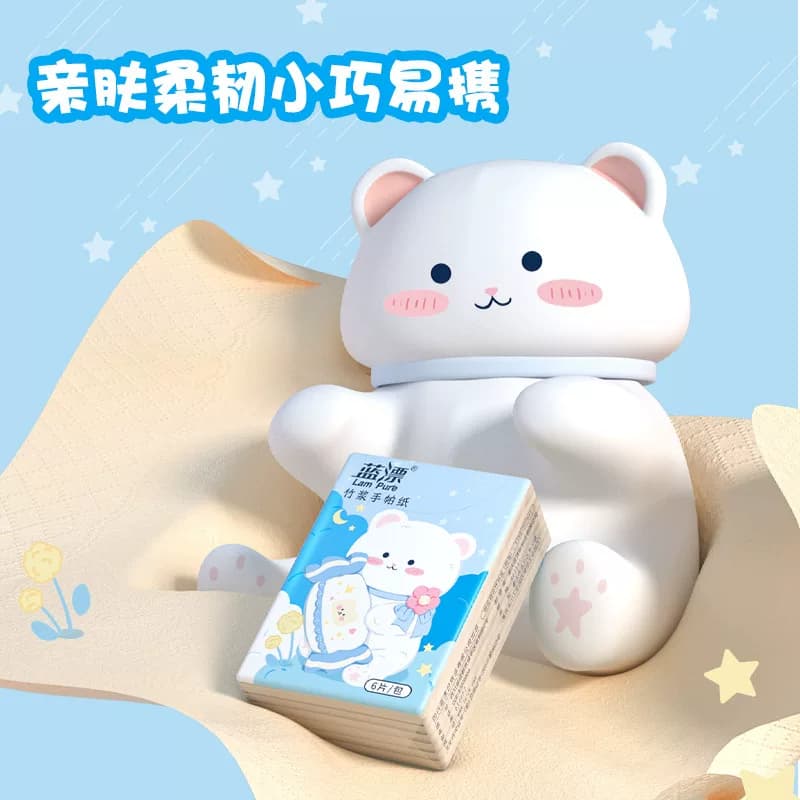 10包/条小巧便携随身装旅游手帕纸卫生纸餐巾纸家用实惠整箱批 - 缩略图2