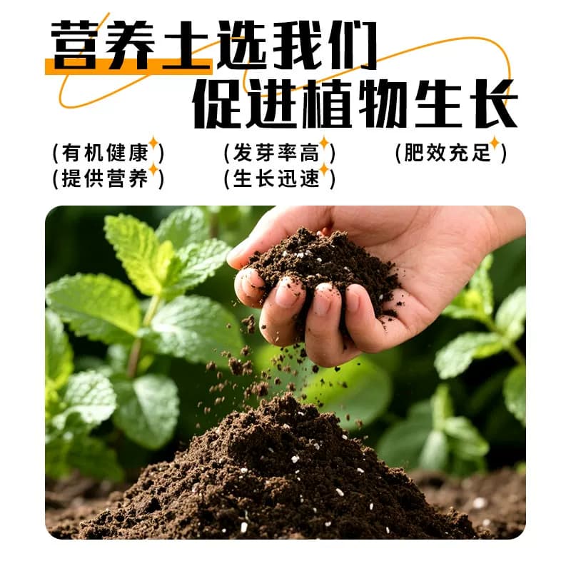 养花种花营养土土壤种植土花土有机通用园艺土肥料多肉盆栽通用型 - 缩略图2