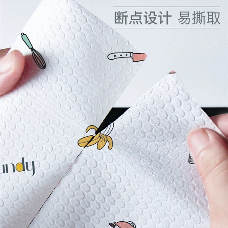 懒人抹布干湿两用清洁用品厨房用纸专用纸巾一次性洗碗布吸水吸油 - 缩略图2