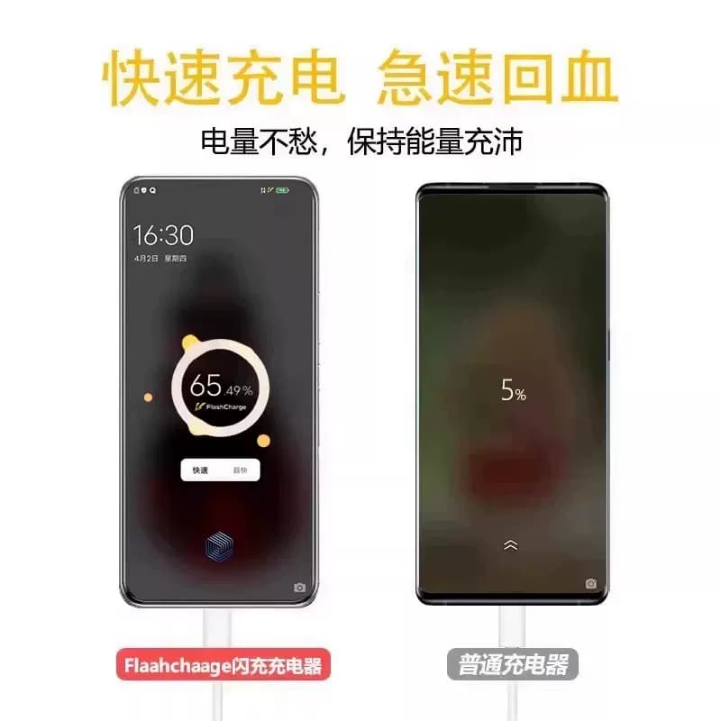 vivo原装充电器120iqoo超级闪充10/9/8/7爱酷手机z5z8x23x27x60x50y52s快充通用插头s31iQOO数据线套装氮化镓 - 缩略图2