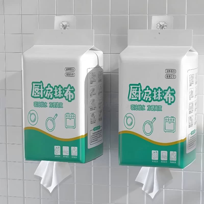 1包30抽悬挂式懒人抹布干湿两用清洁厨房一次性洗碗布吸水吸油 - 缩略图3