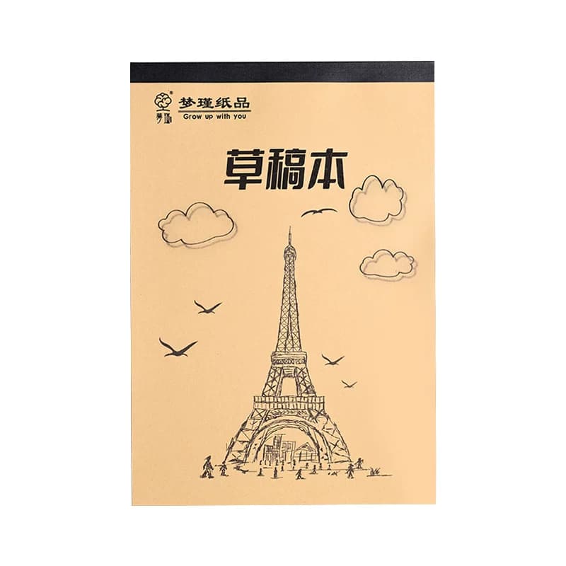 1000张草稿纸草稿本大学生高中生专用4草纸演算纸演草纸稿纸空白文稿纸加厚白纸批发网格上翻计算办公开学 - 缩略图5