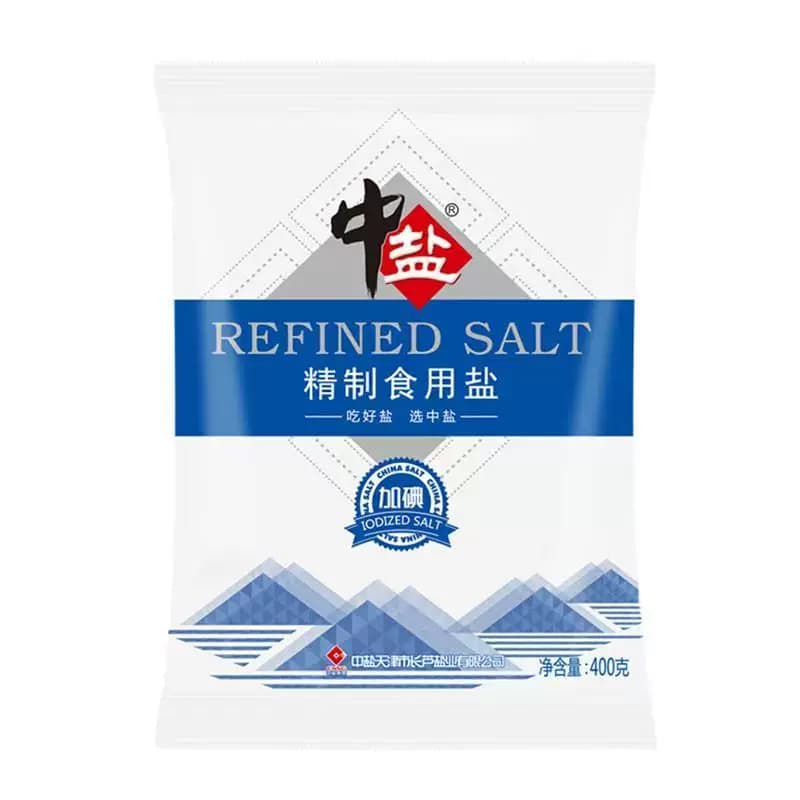 央企精制食用盐加碘食盐400g家用厨房炒菜盐巴调味细盐厨房调味 - 缩略图5
