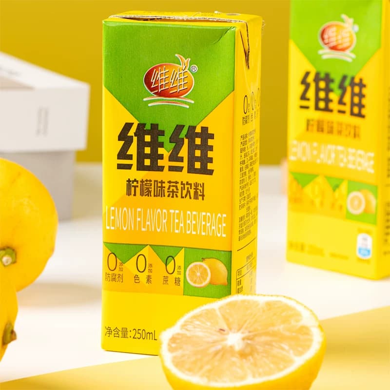维维柠檬茶250ml*5盒 果汁饮料夏天饮品真茶柠檬 - 缩略图3